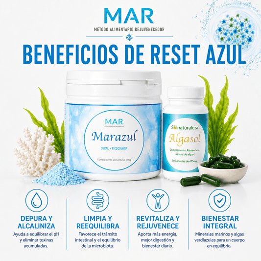 Pack Reset Azul Método MAR - Solnaturaleza2