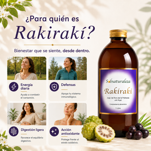 RAKIRAKI - Zumo concentrado de Noni + Açai