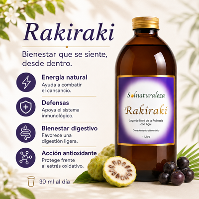RAKIRAKI - Zumo concentrado de Noni + Açai