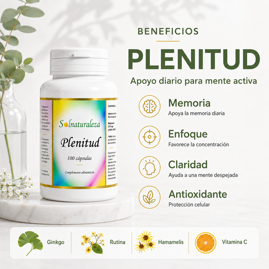 PLENITUD: Apoyo para la memoria y la concentración