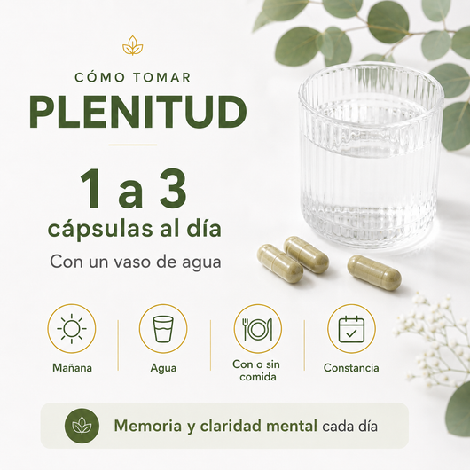 PLENITUD: Apoyo para la memoria y la concentración