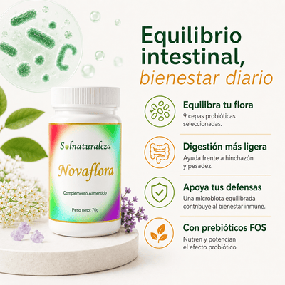 Novaflora: Probióticos para el equilibrio de tu flora Intestinal. - Solnaturaleza2