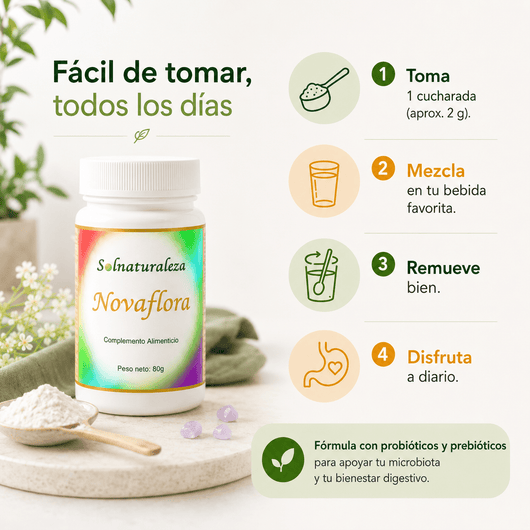 Novaflora: Probióticos para el equilibrio de tu flora Intestinal. - Solnaturaleza2