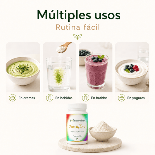 Novaflora: Probióticos para el equilibrio de tu flora Intestinal. - Solnaturaleza2