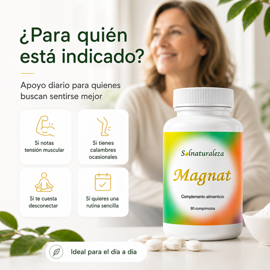 MAGNAT: magnesio en un solo comprimido al día
