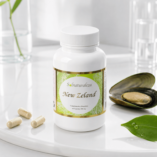 New Zeland Glucosaminas Mejillon + Bambú + Vitamina C - Solnaturaleza