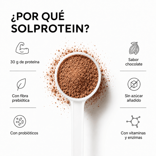 Solprotein: Batido de proteínas con enzimas naturales - Solnaturaleza