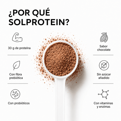Solprotein: Batido de proteínas con enzimas naturales - Solnaturaleza