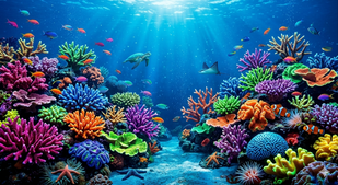 MARAZUL parte de coral fósil de Sango,