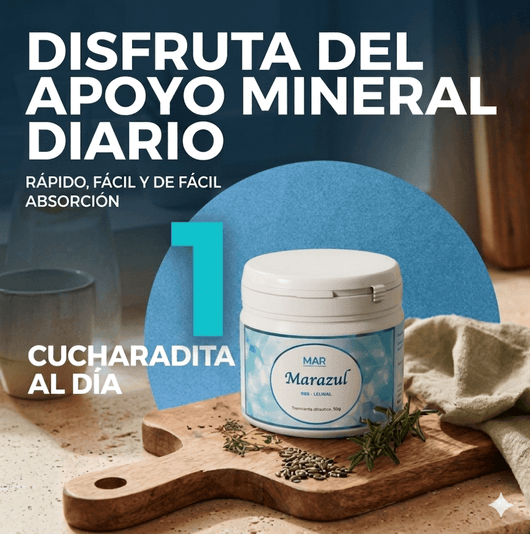 MARAZUL Puro Coral Sango Micro pulverizado de Okinawa + Ficocianina - Solnaturaleza