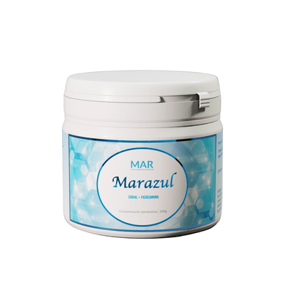 MARAZUL Puro Coral Sango Micro pulverizado de Okinawa + Ficocianina - Solnaturaleza