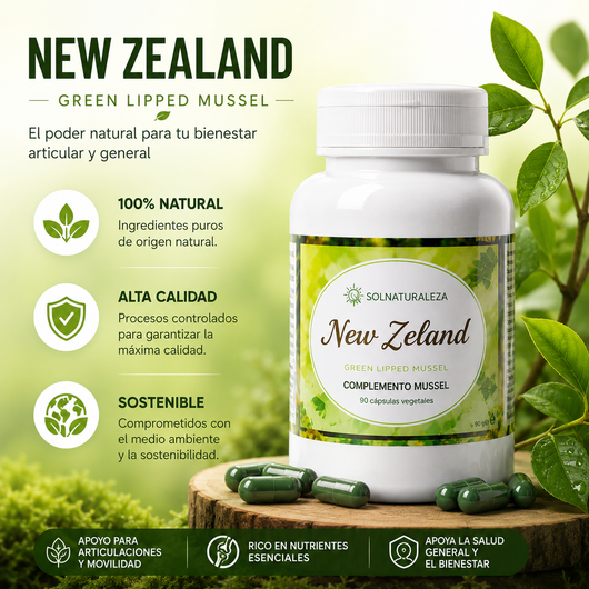 New Zeland Glucosaminas Mejillon + Bambú + Vitamina C